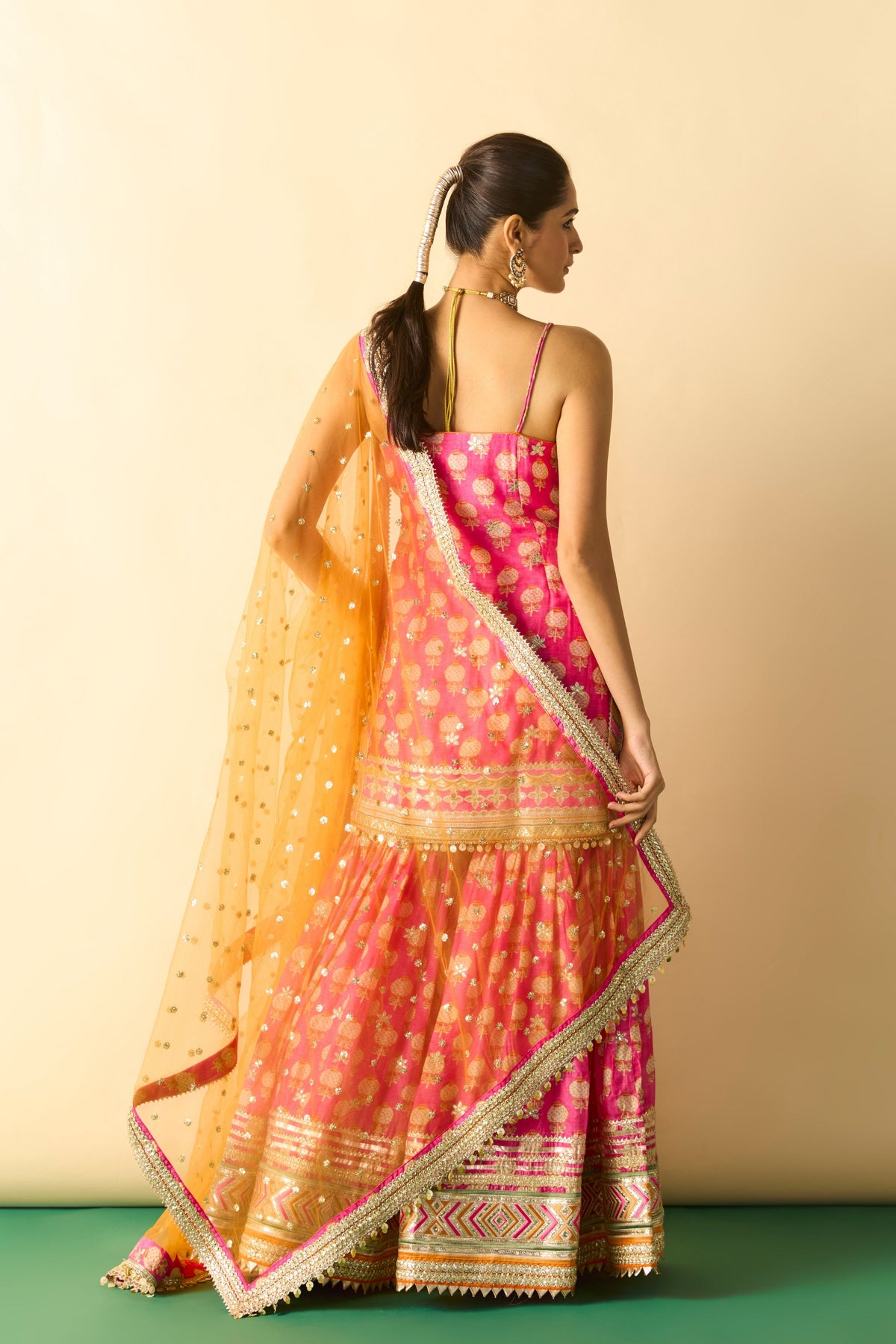 Ravina Pink Sharara Set
