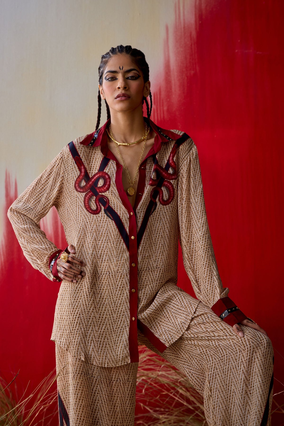 Diana Collared Long Shirt