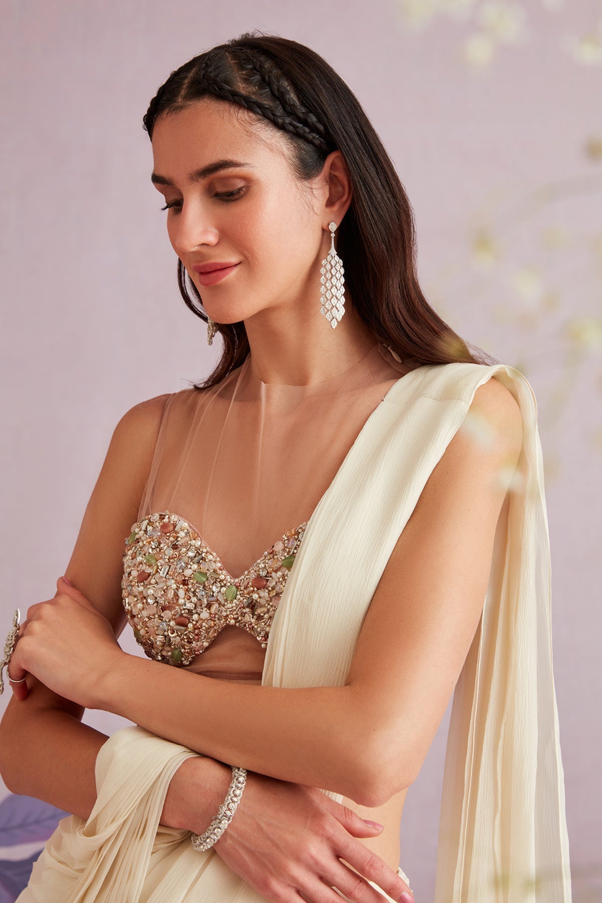 Acacia saree set