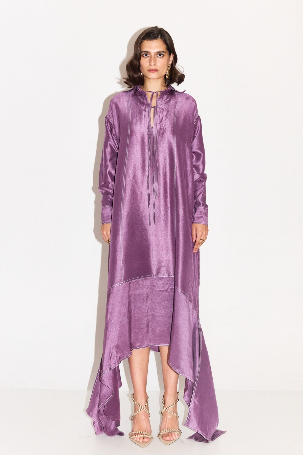 Amanda Draped Boxy Dress
