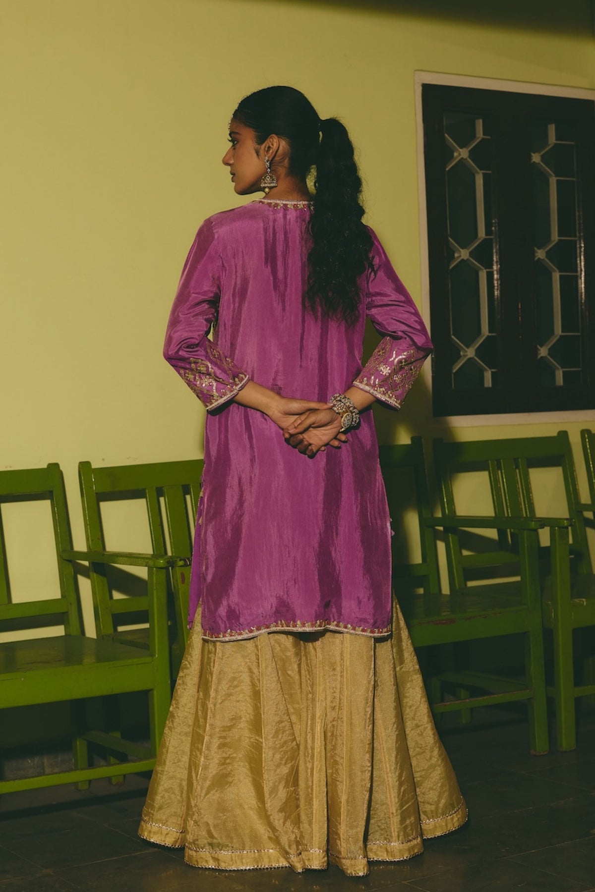 Zehan Aabha Kurta and Sharara