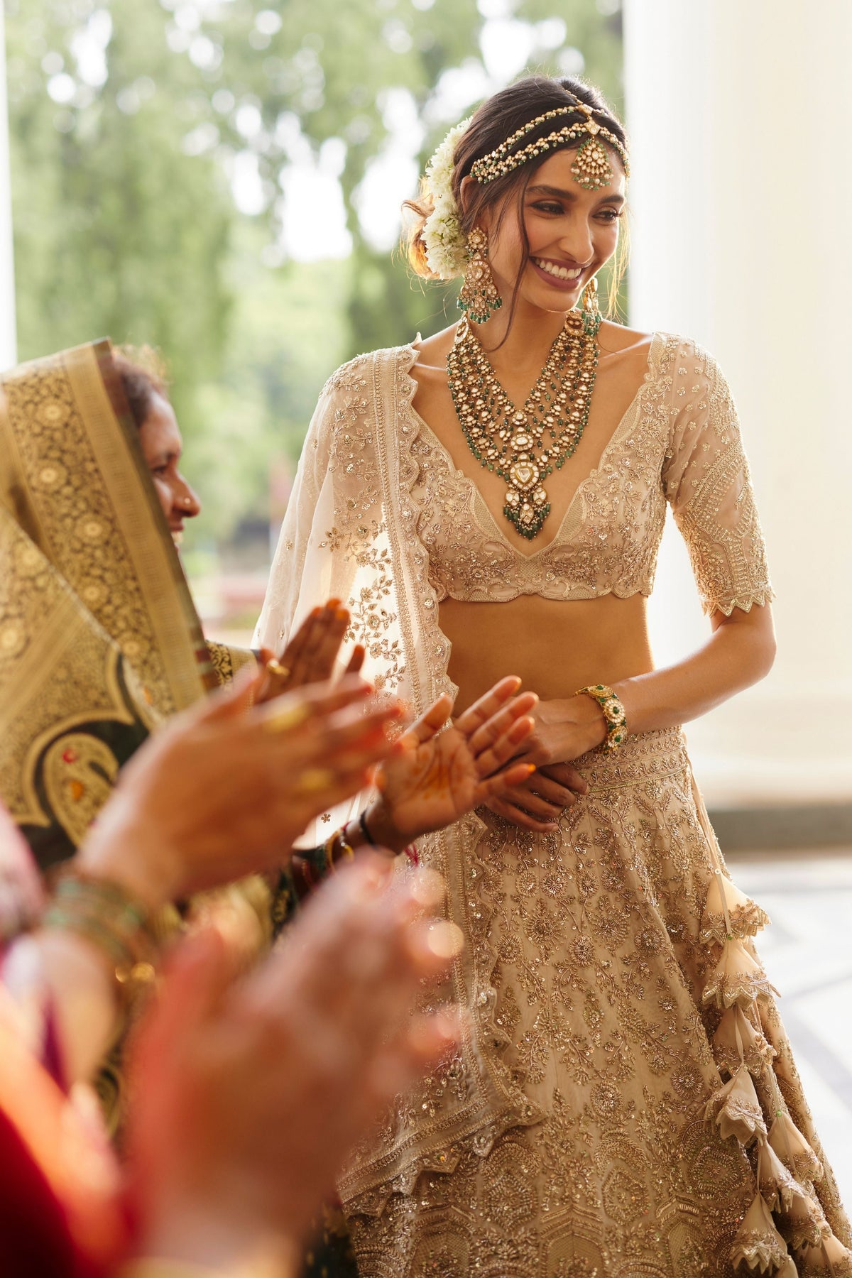 Mahal Ivory Lehenga Set