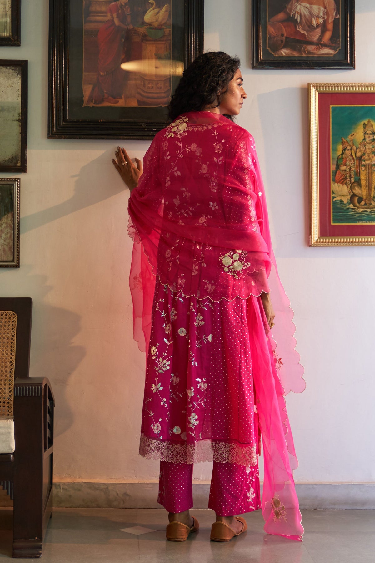 Gulabi Chameli Kurta Set