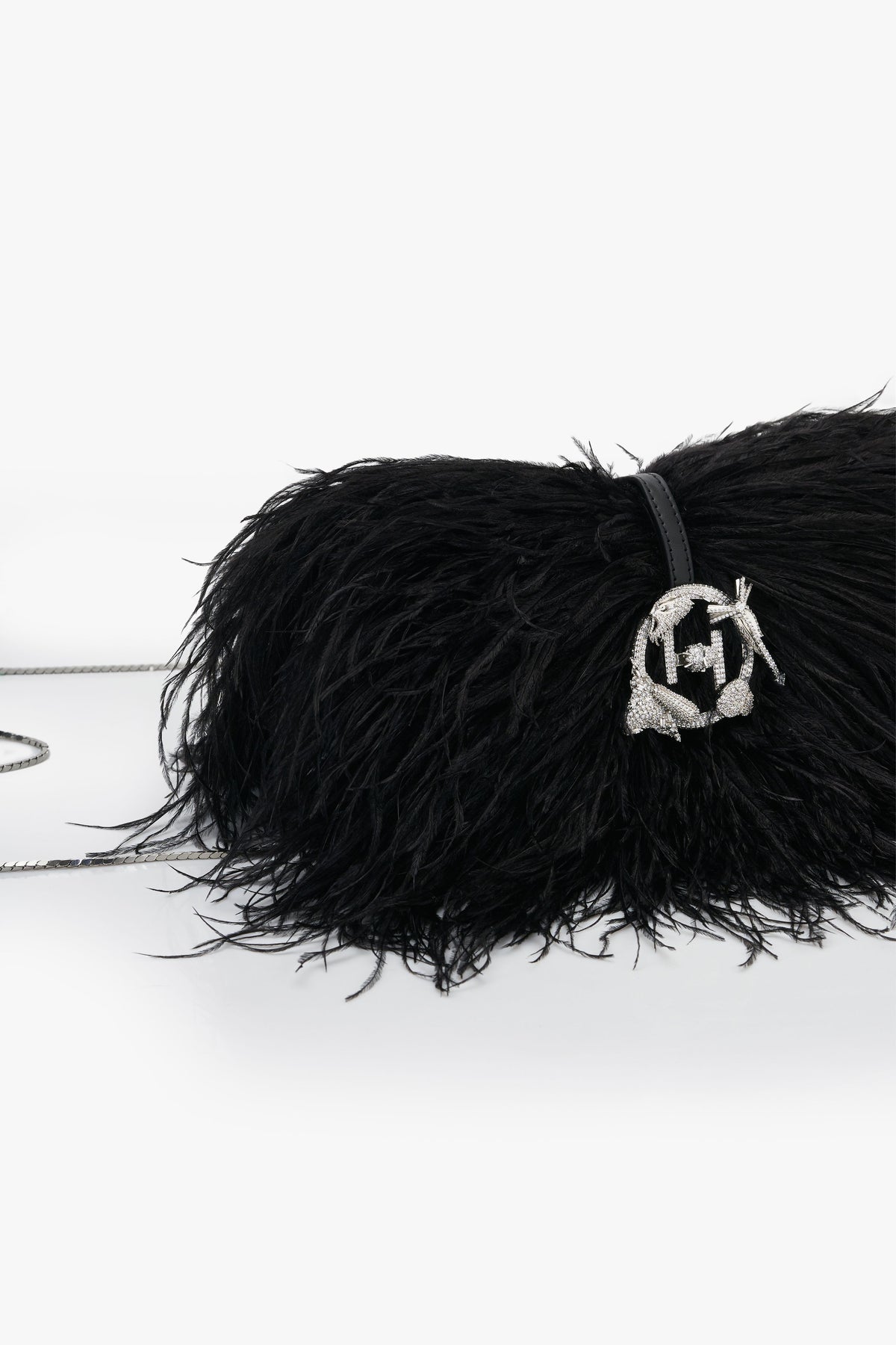 The Scarlet Caviar Black Midi Bag