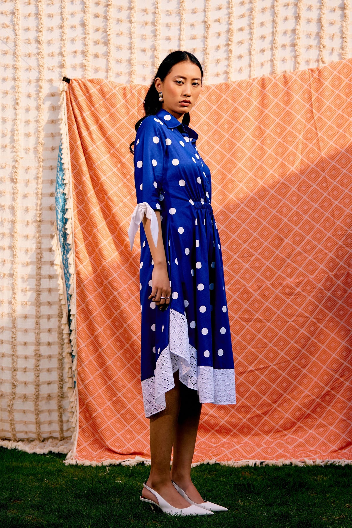 Polka Comfort Shirt Dress