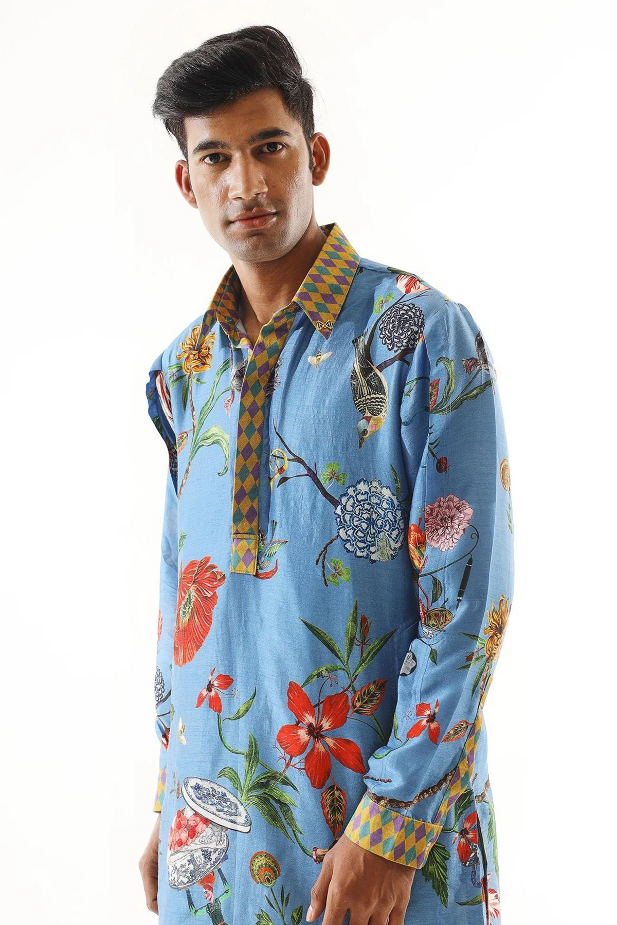 Printed Kurts and Pant Set