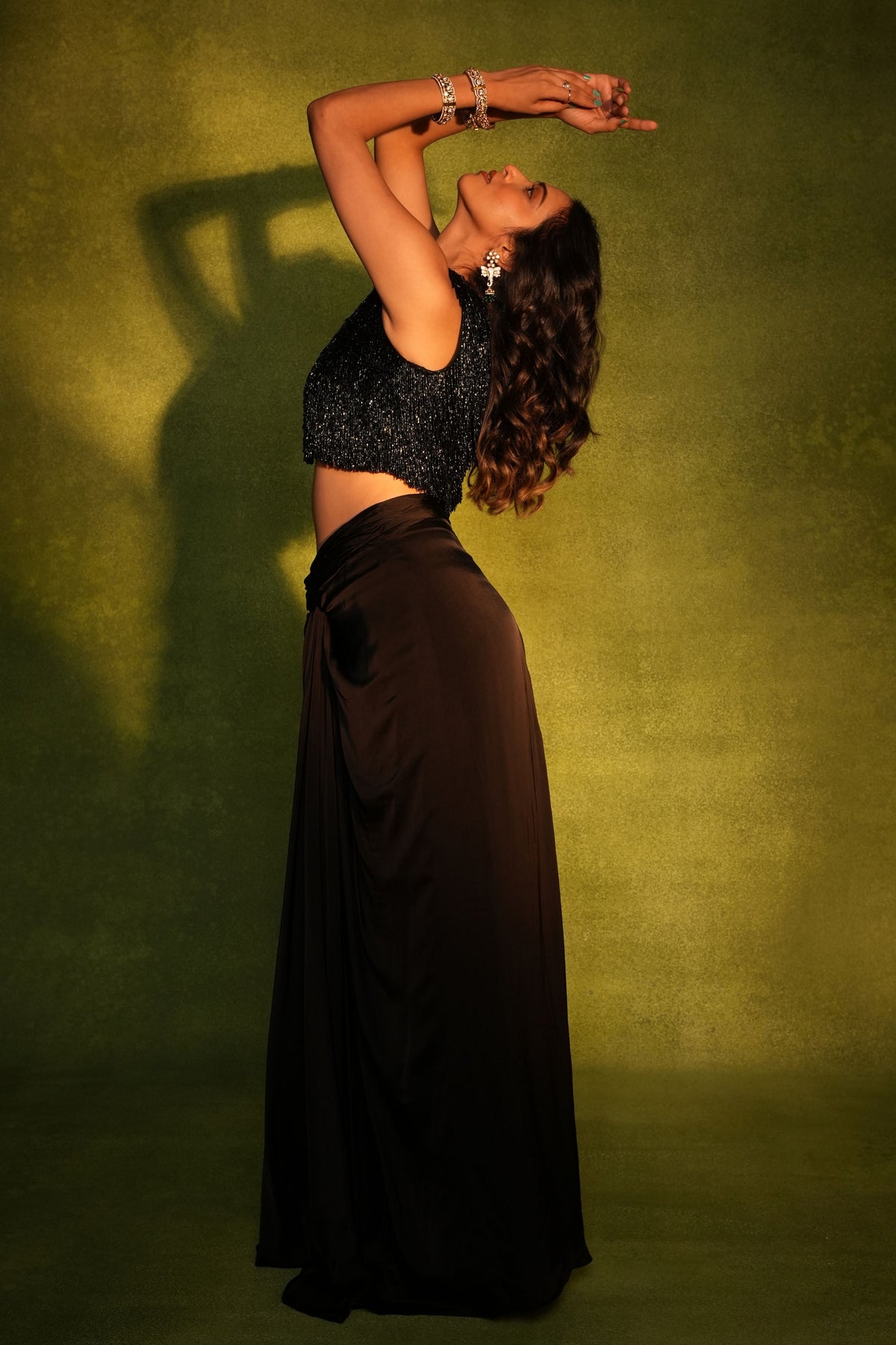 Black Skirt Set