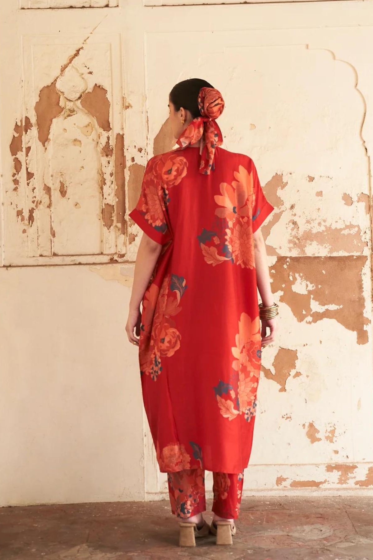 Red Moroccan Oversize Set