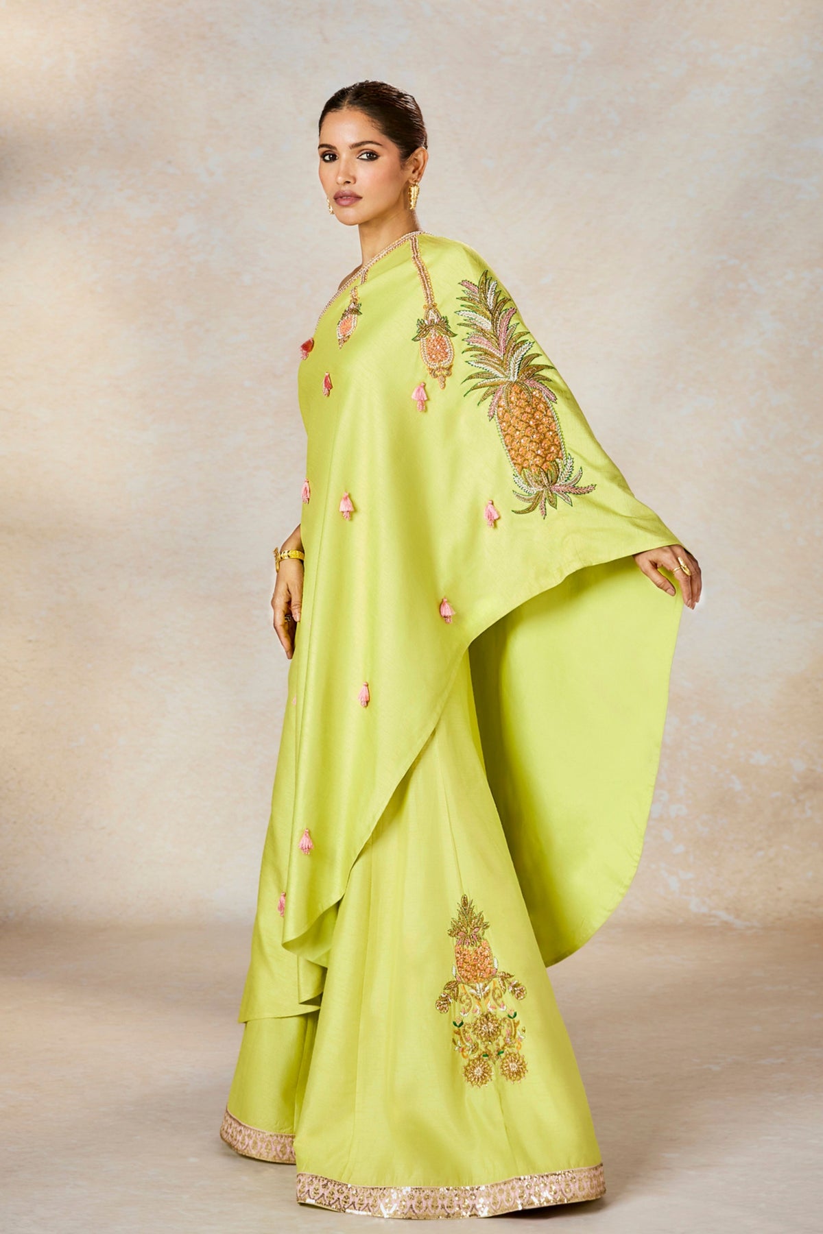Pista Kulfi One Shoulder Set