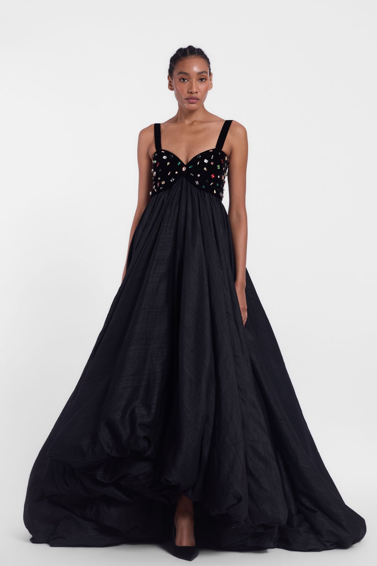 Balloon Hem Gown
