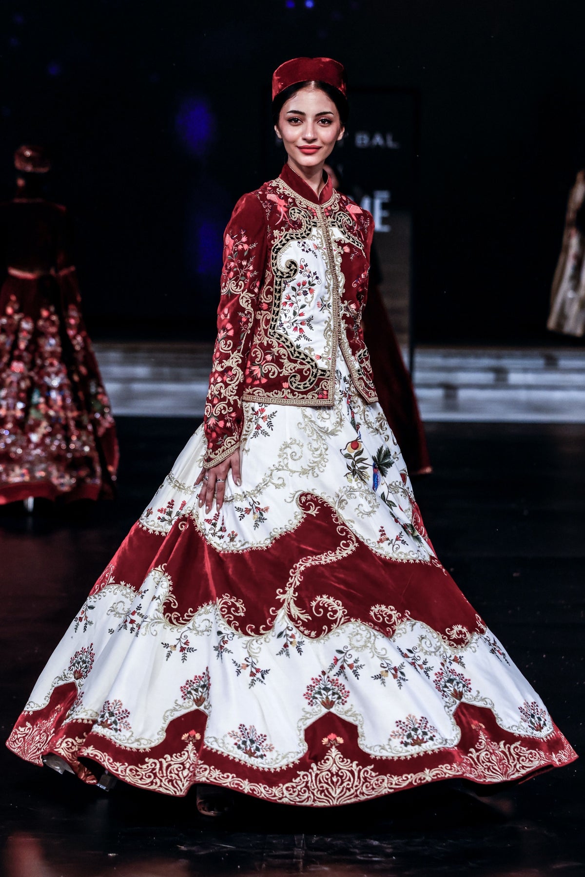 Matka Silk Anarkali Jacket Set