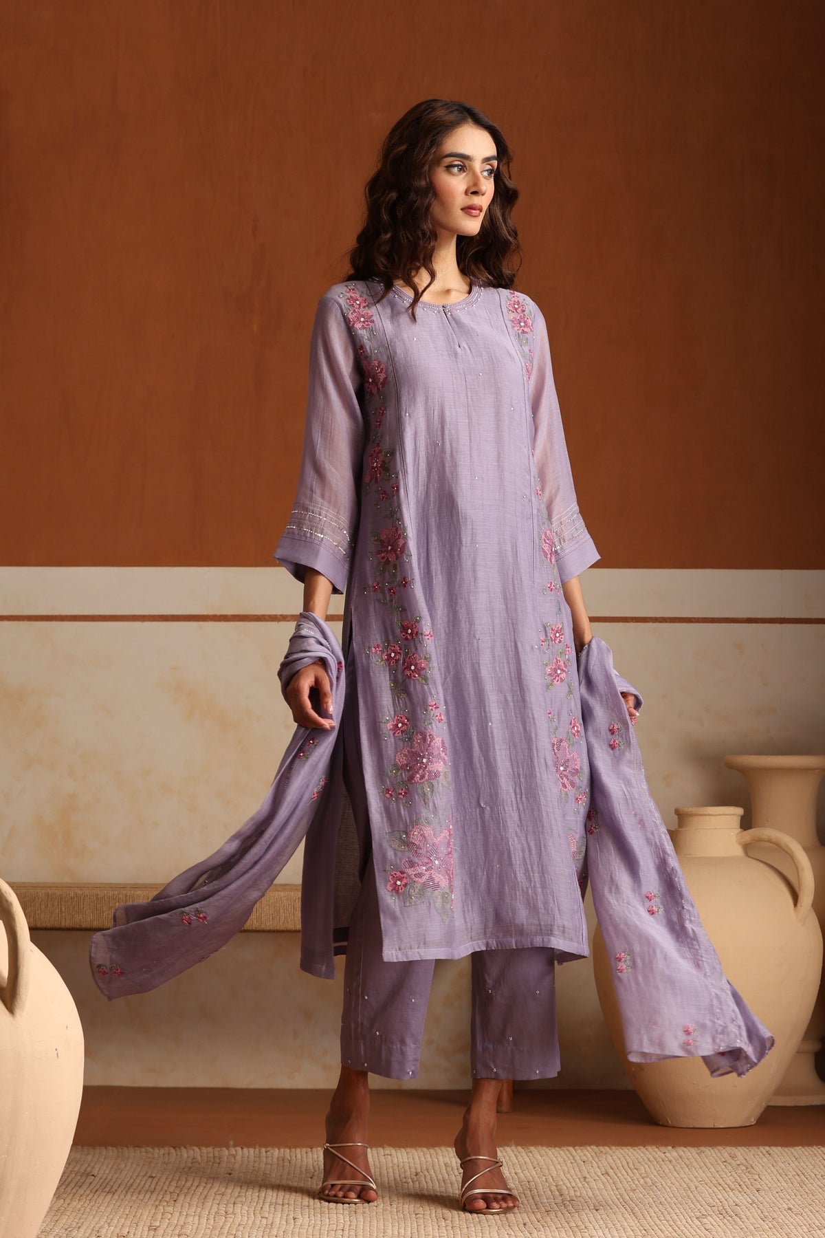 Heather Kurta Set