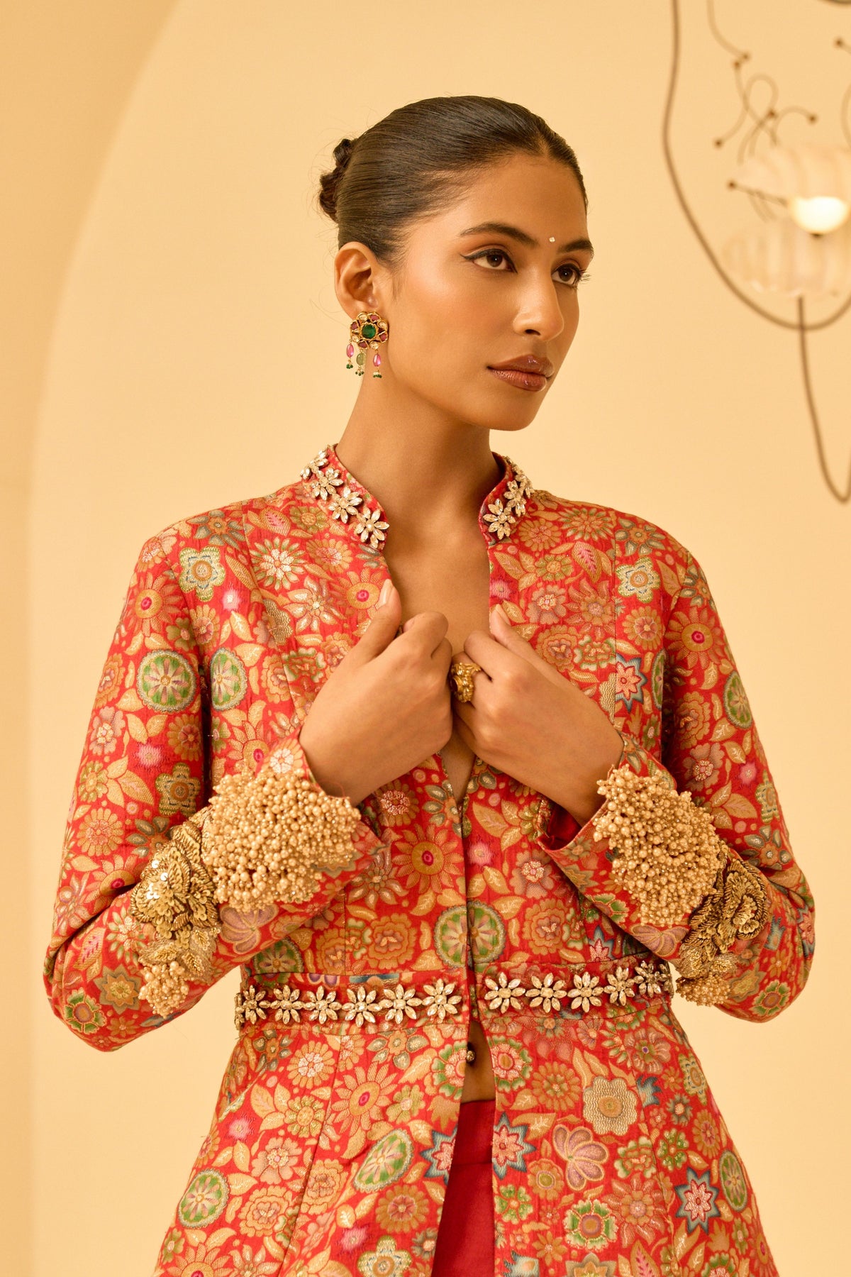 Brocade Jacket Set