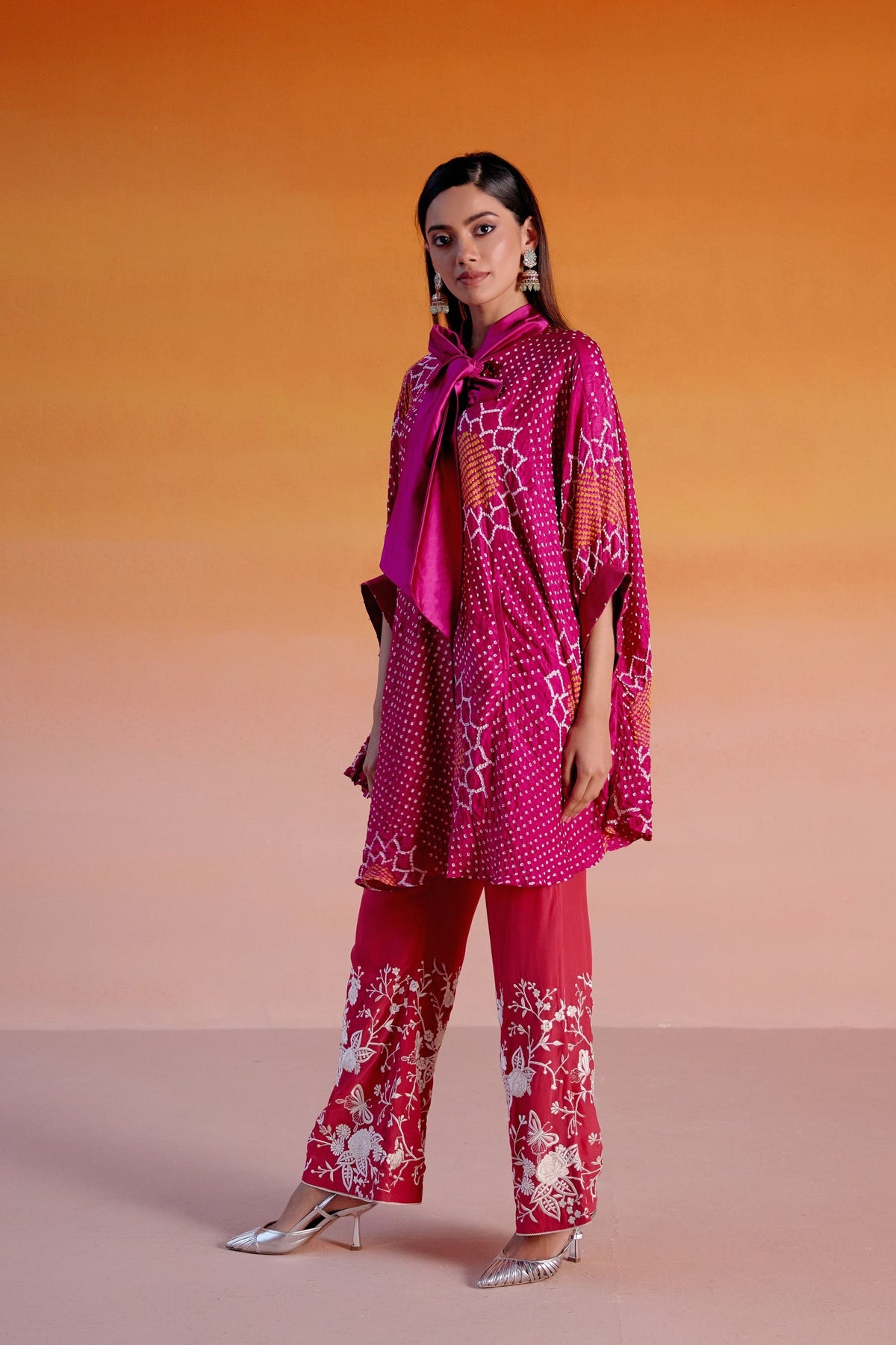 Parsi Gara Palazzos in Pink