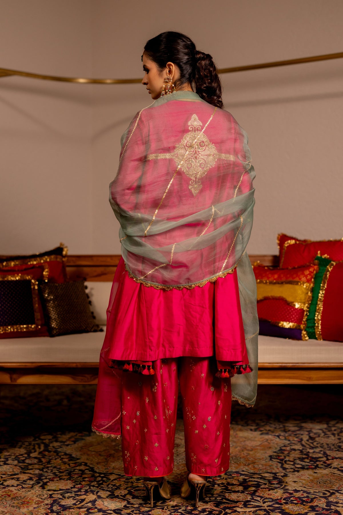 Mrigya Pink Kurta Set