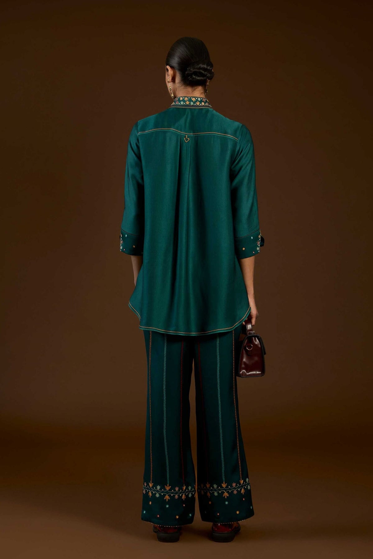 Teal Aari Co-ord Set