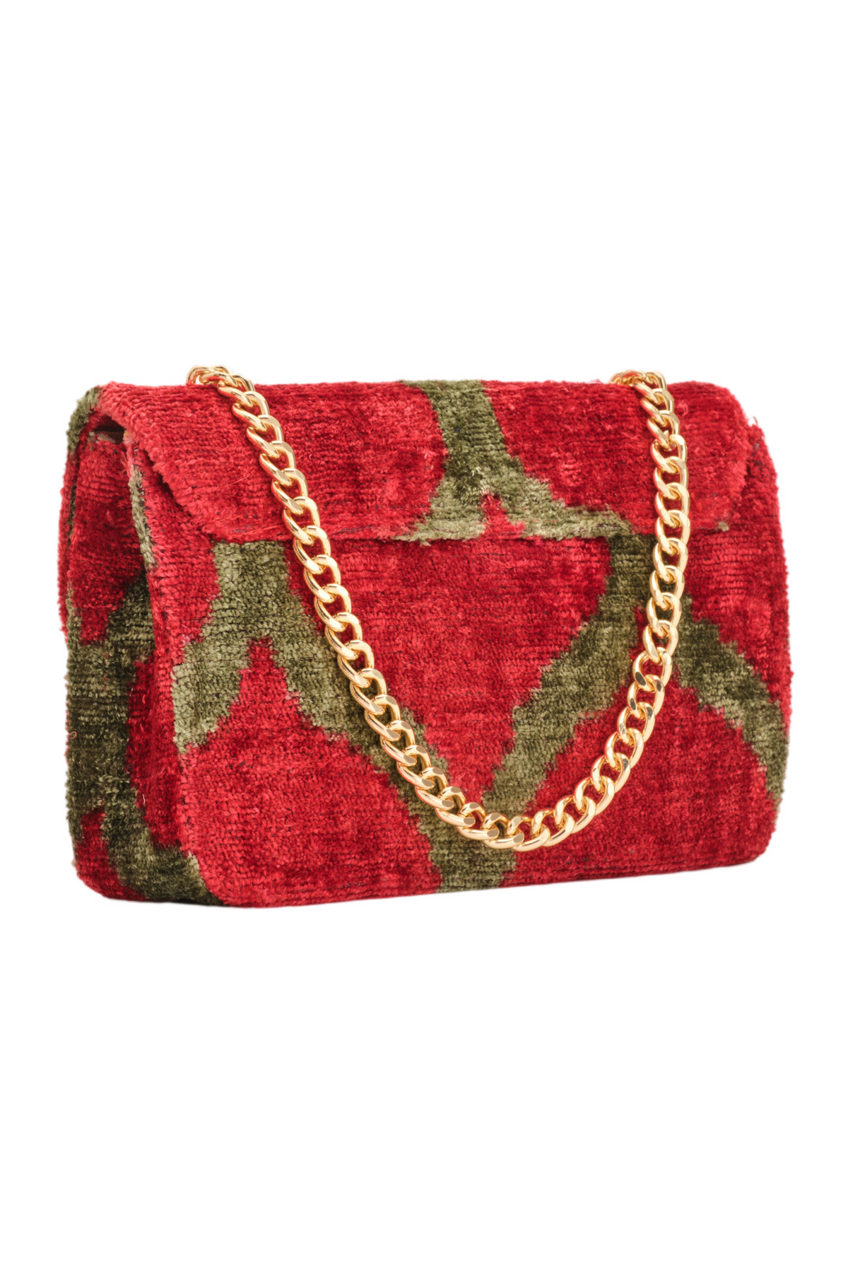 Velvet Silk Sling Bag