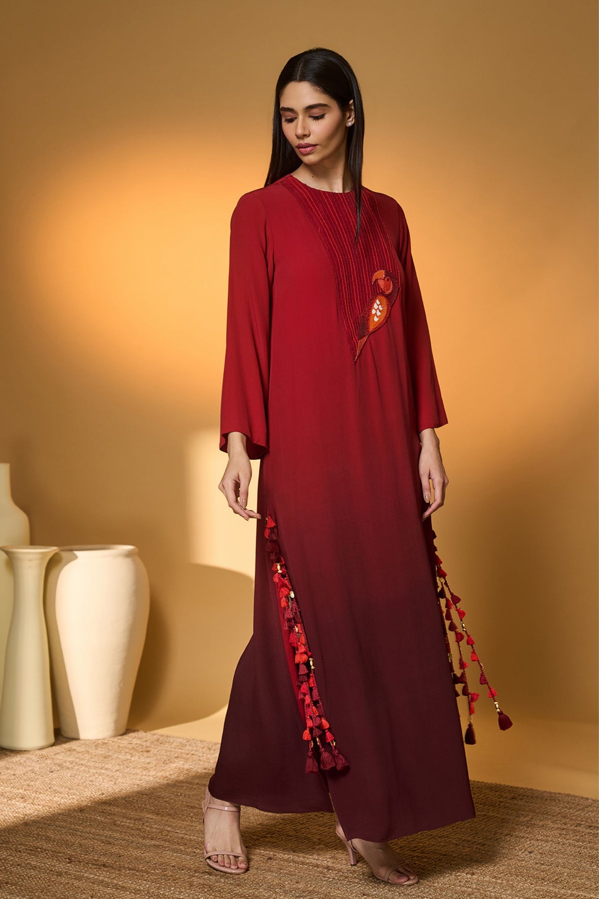 Scarletwing Flock Kaftan