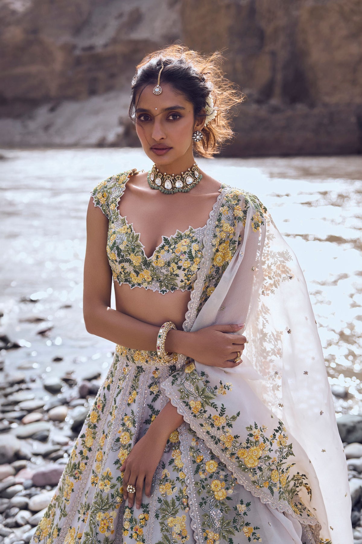 Marigold Lehenga Set