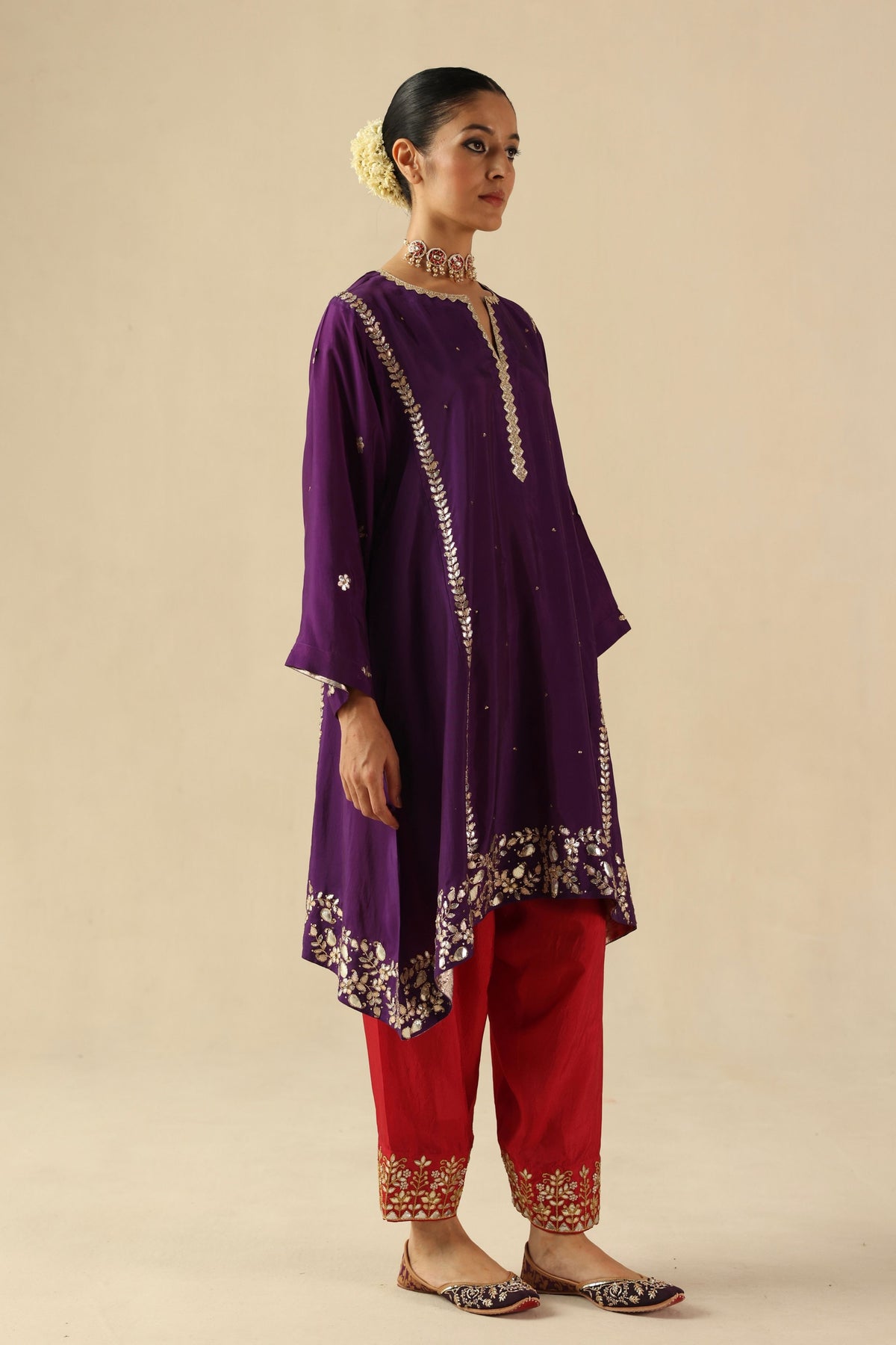 Purple Arzoo Kurta Set