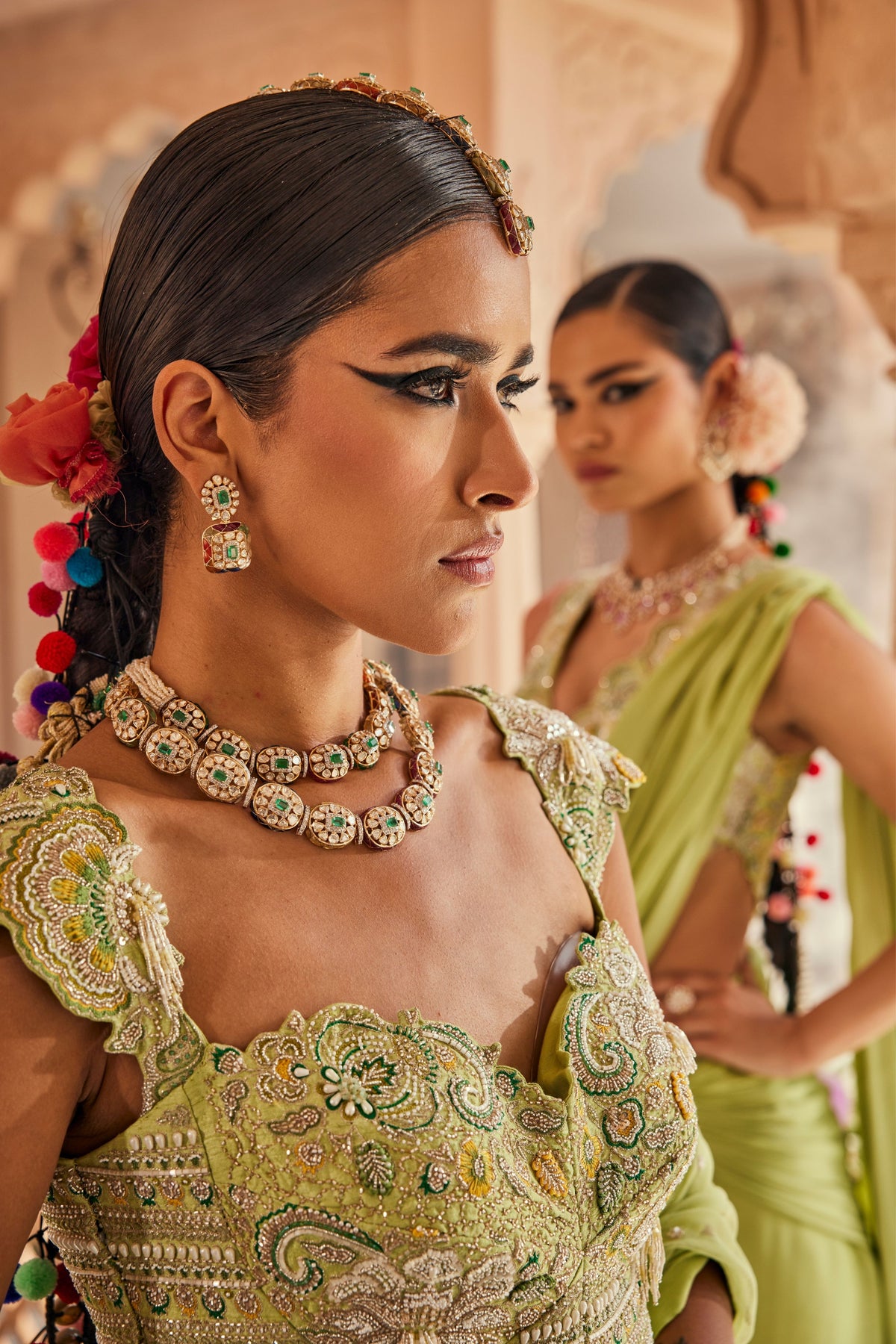 Dara Pre-draped Saree Set