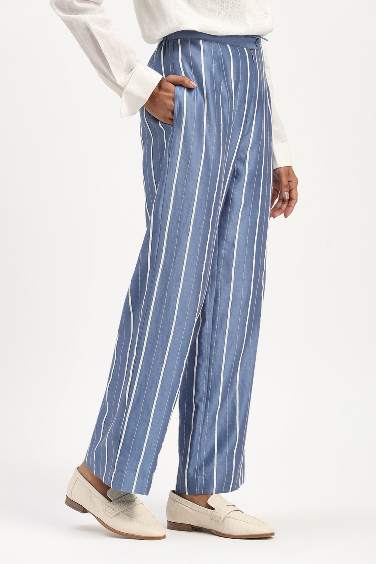Blue Stripe Trouser