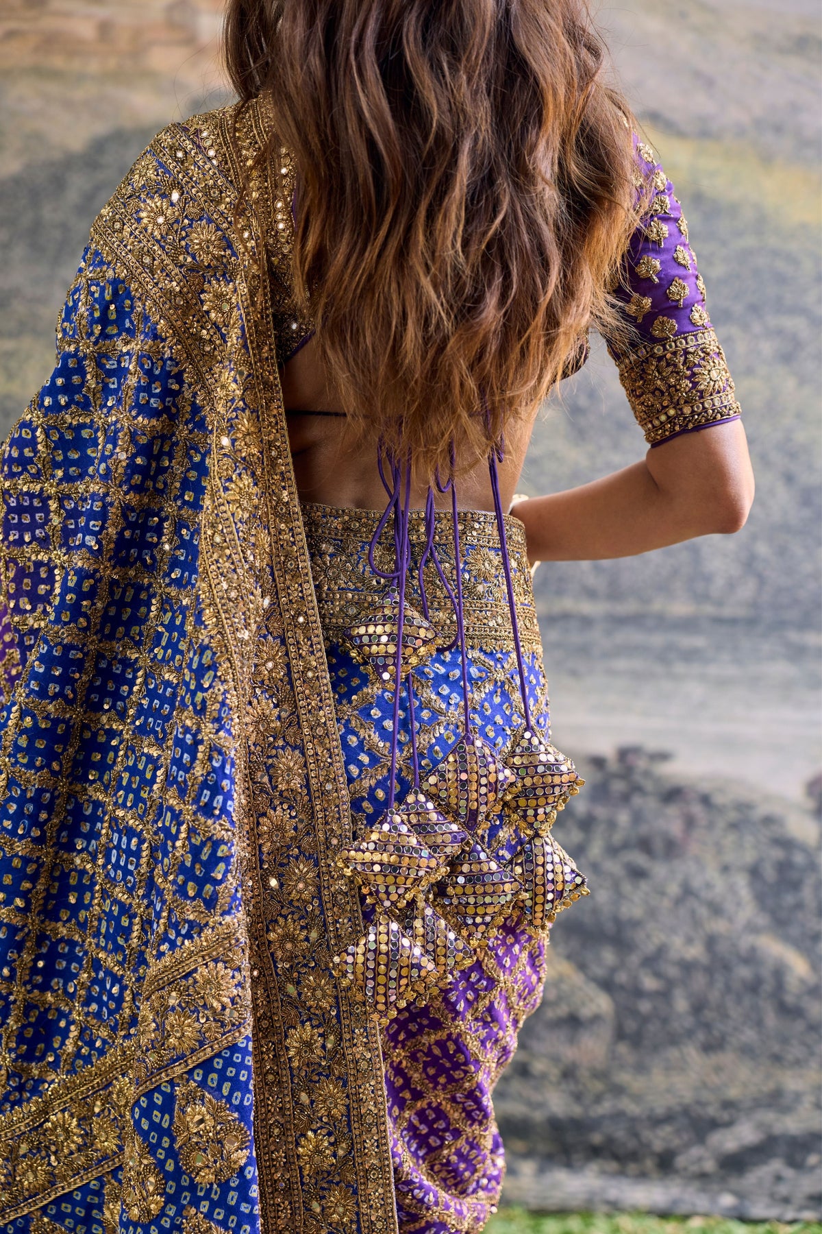 Advay Ombré Saree Set