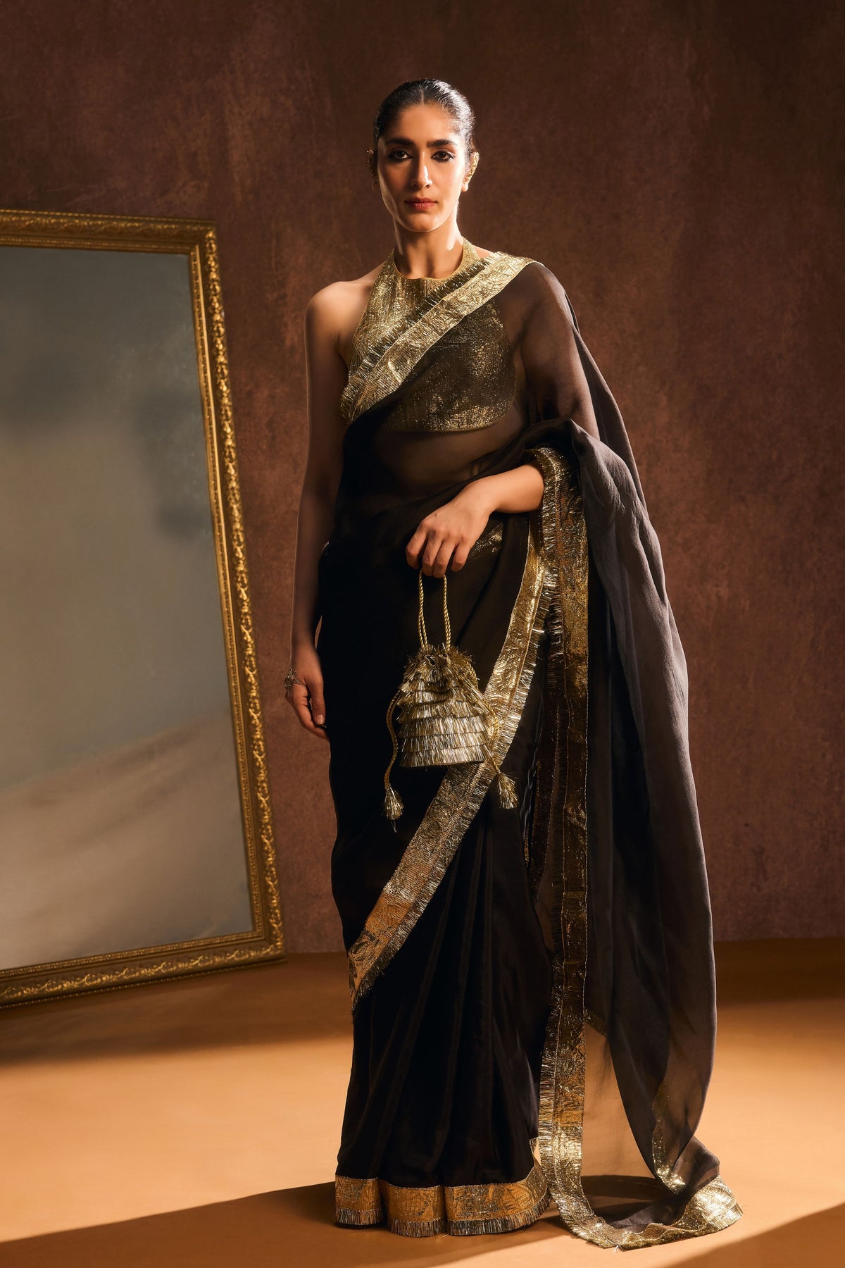 Black Onyx Saree