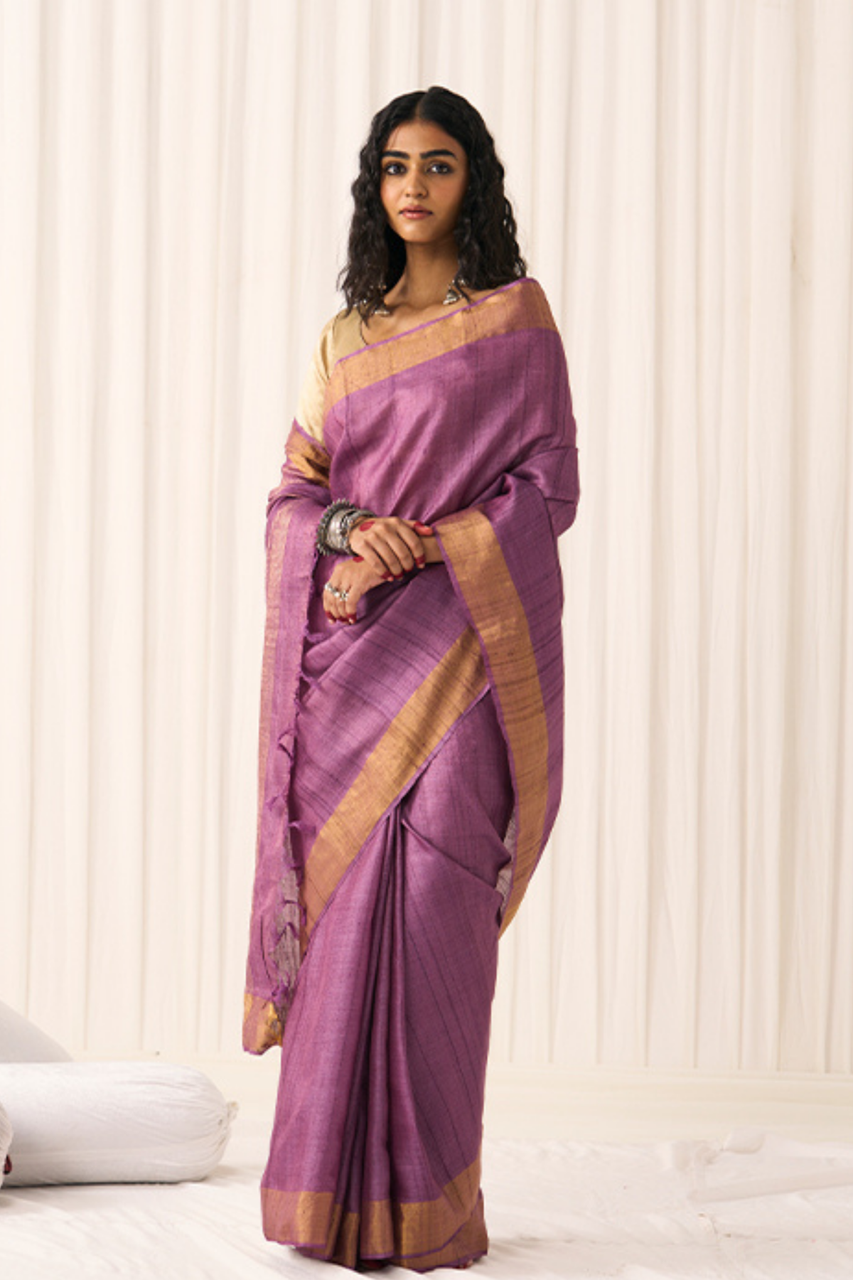 Purple Sandhya Saree
