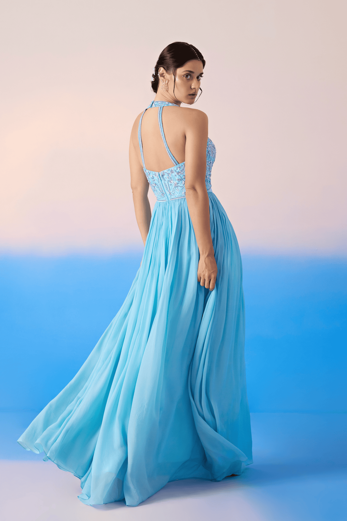Sku Blue Gown