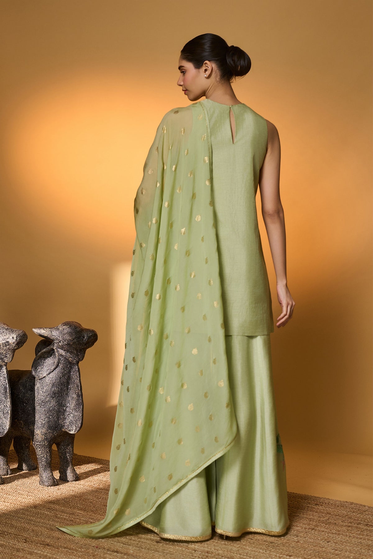 Mint Rose Blush Kurta Set
