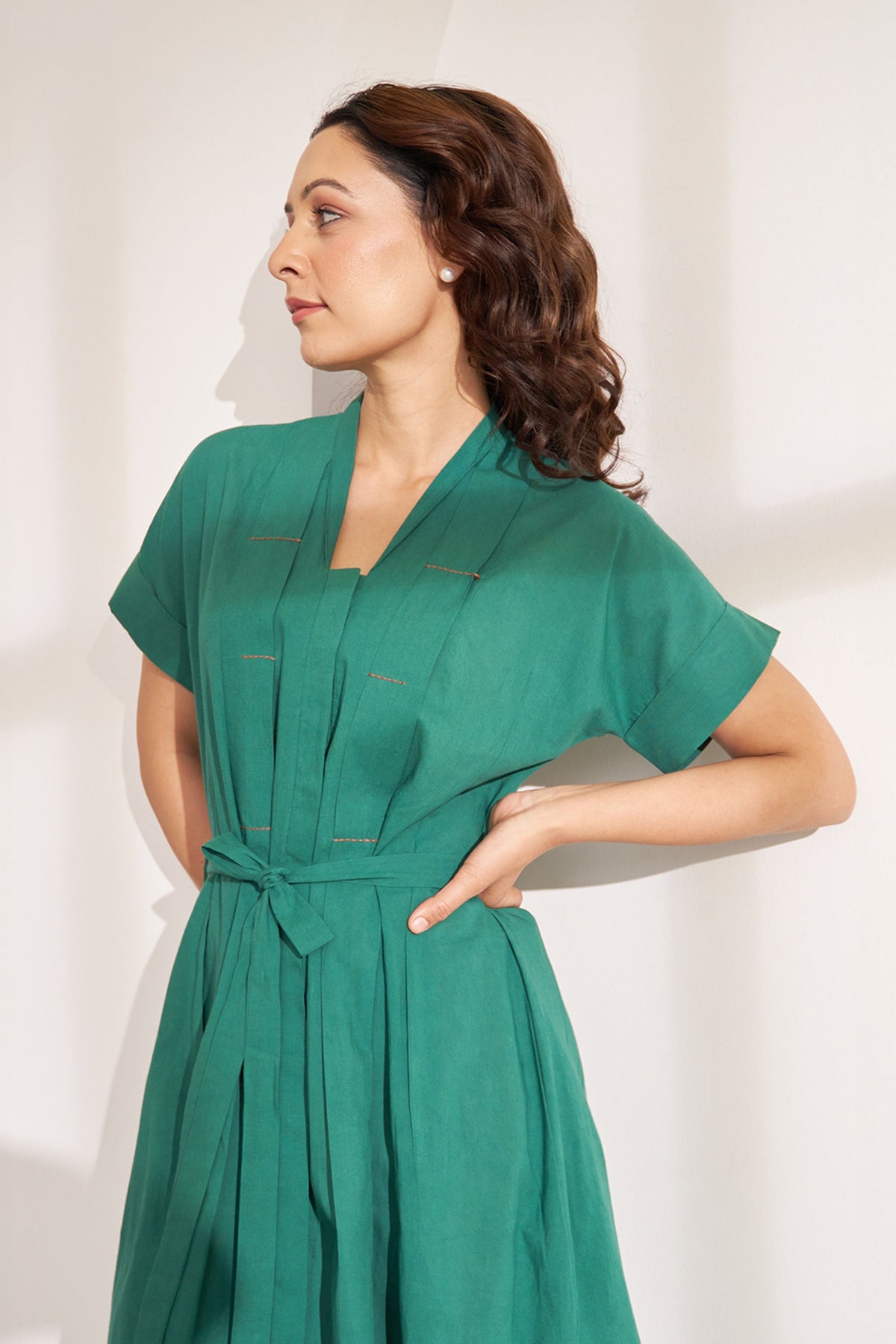 The Forest Green Dress