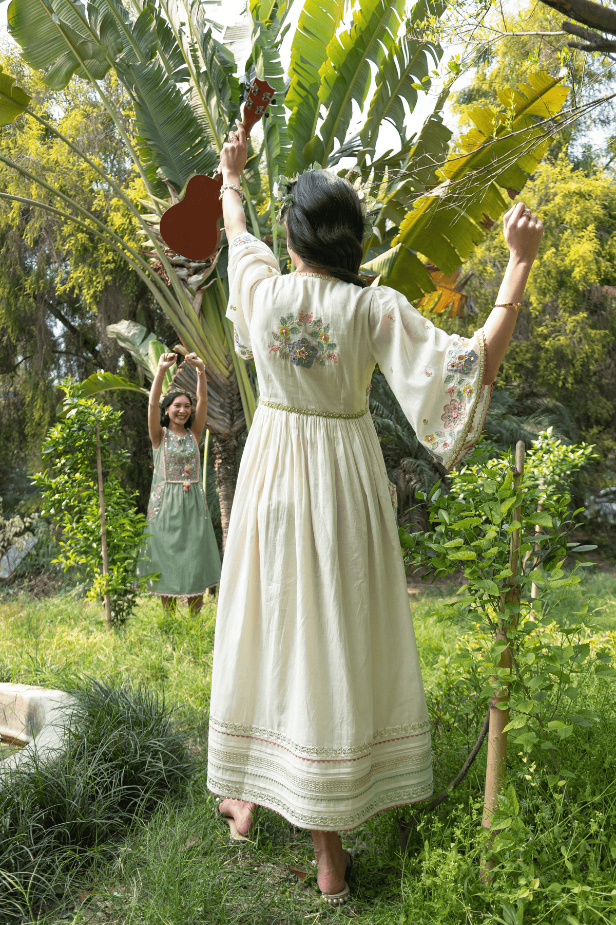 Ivory Gypsy Pocket Dress