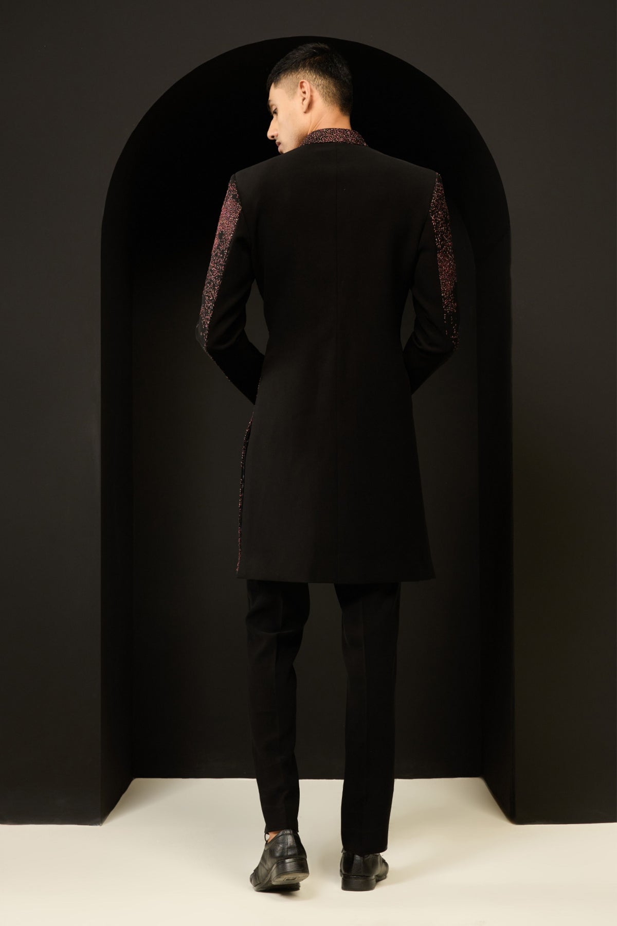 Regal Pearl Sparkle Jacket Set