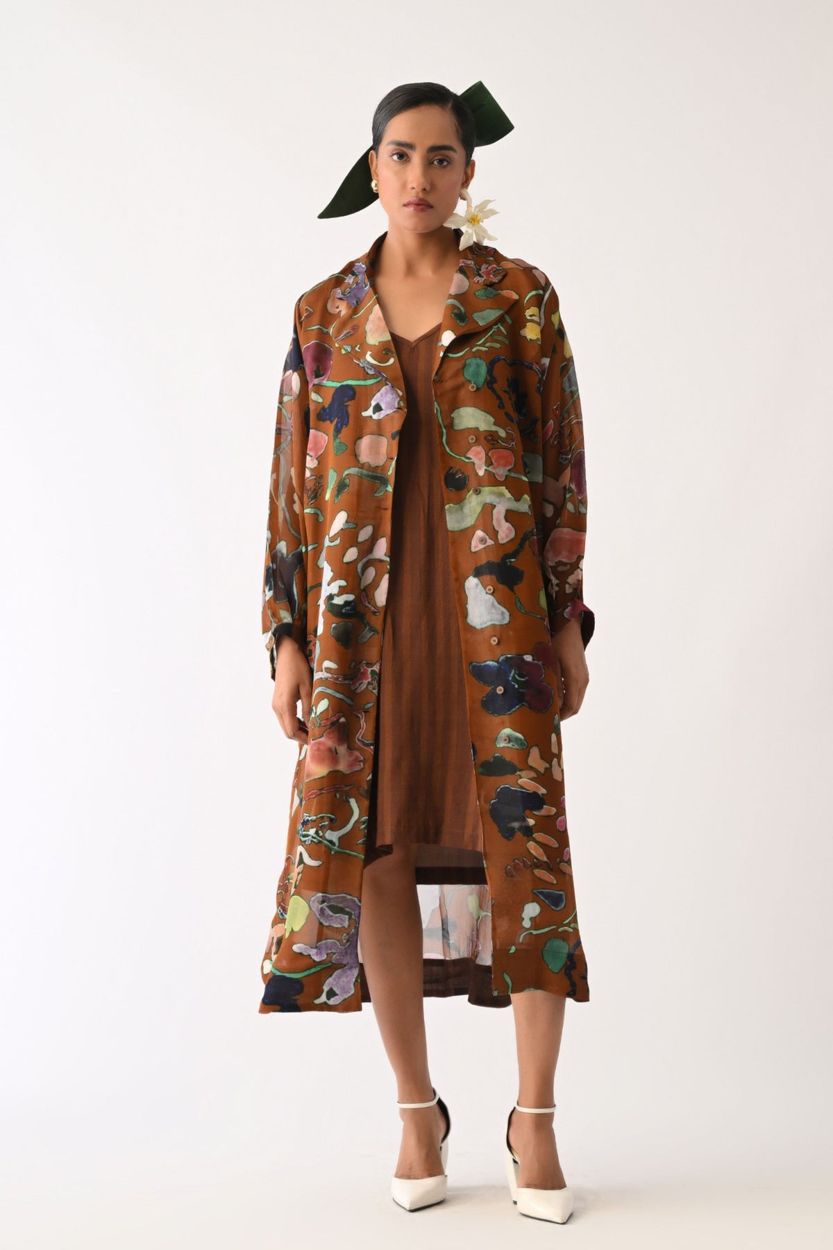 Luminia Brown Wrap Set