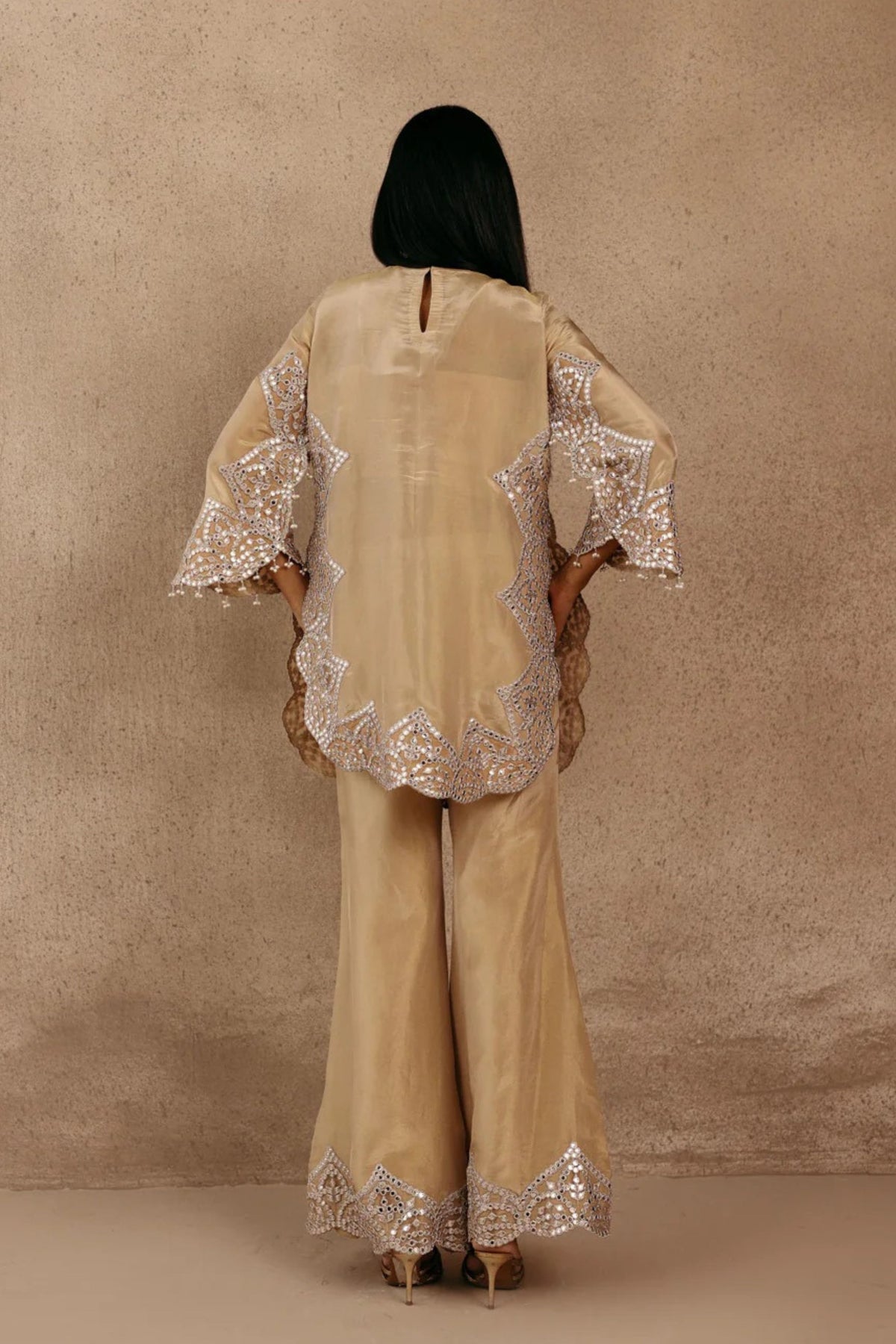 Golden Zari Top