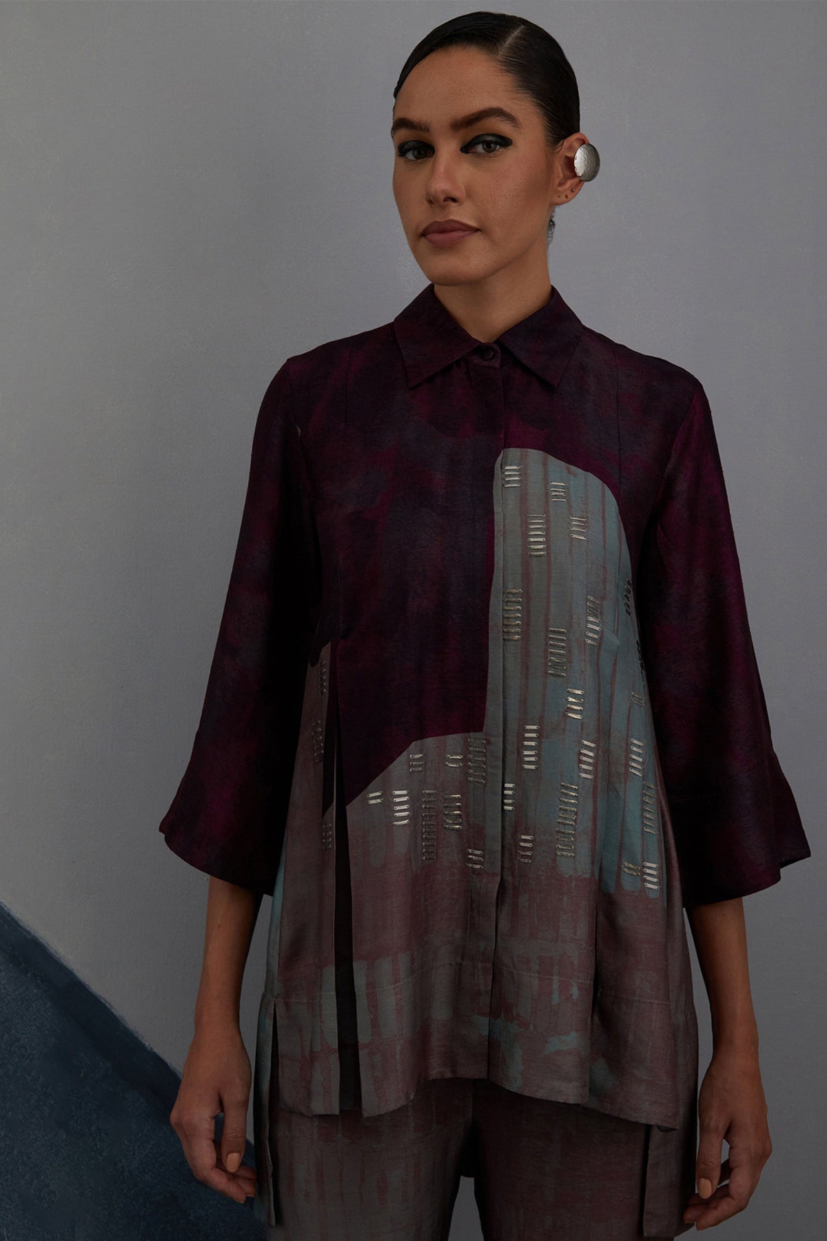 Omen Aubergine & Teal Co-ord Set