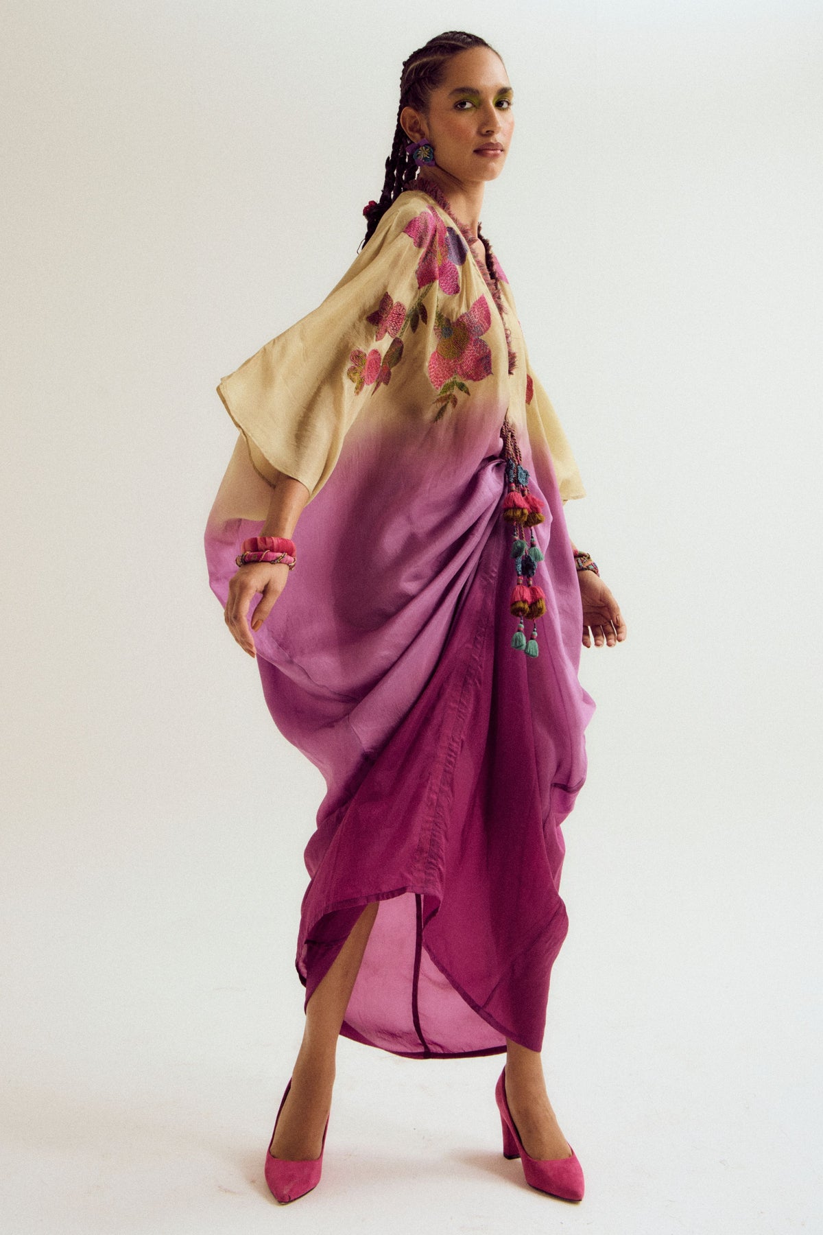 Cherry Blossom Kaftan