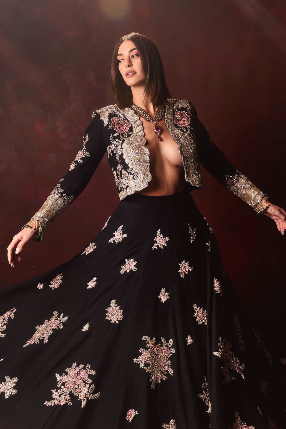 Tara Lehenga Jacket Set
