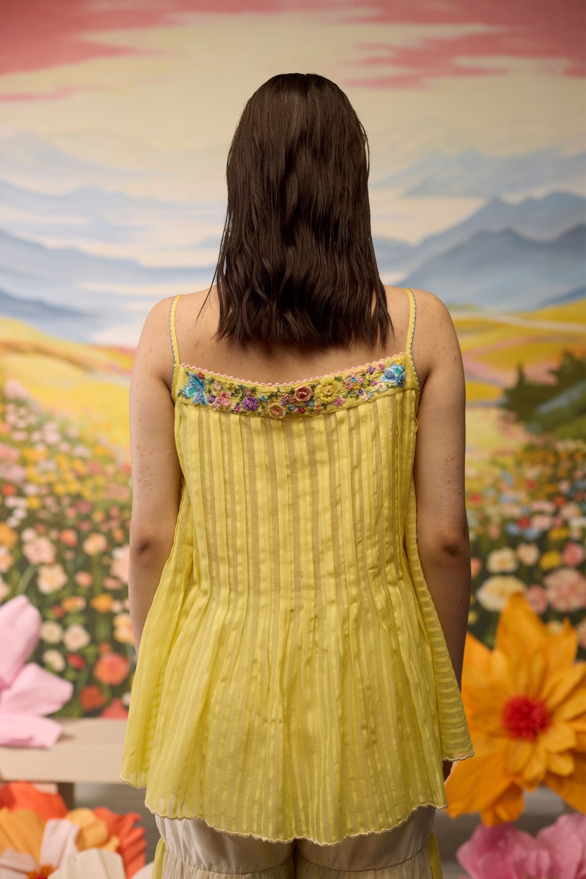 Sunray Smocked Top