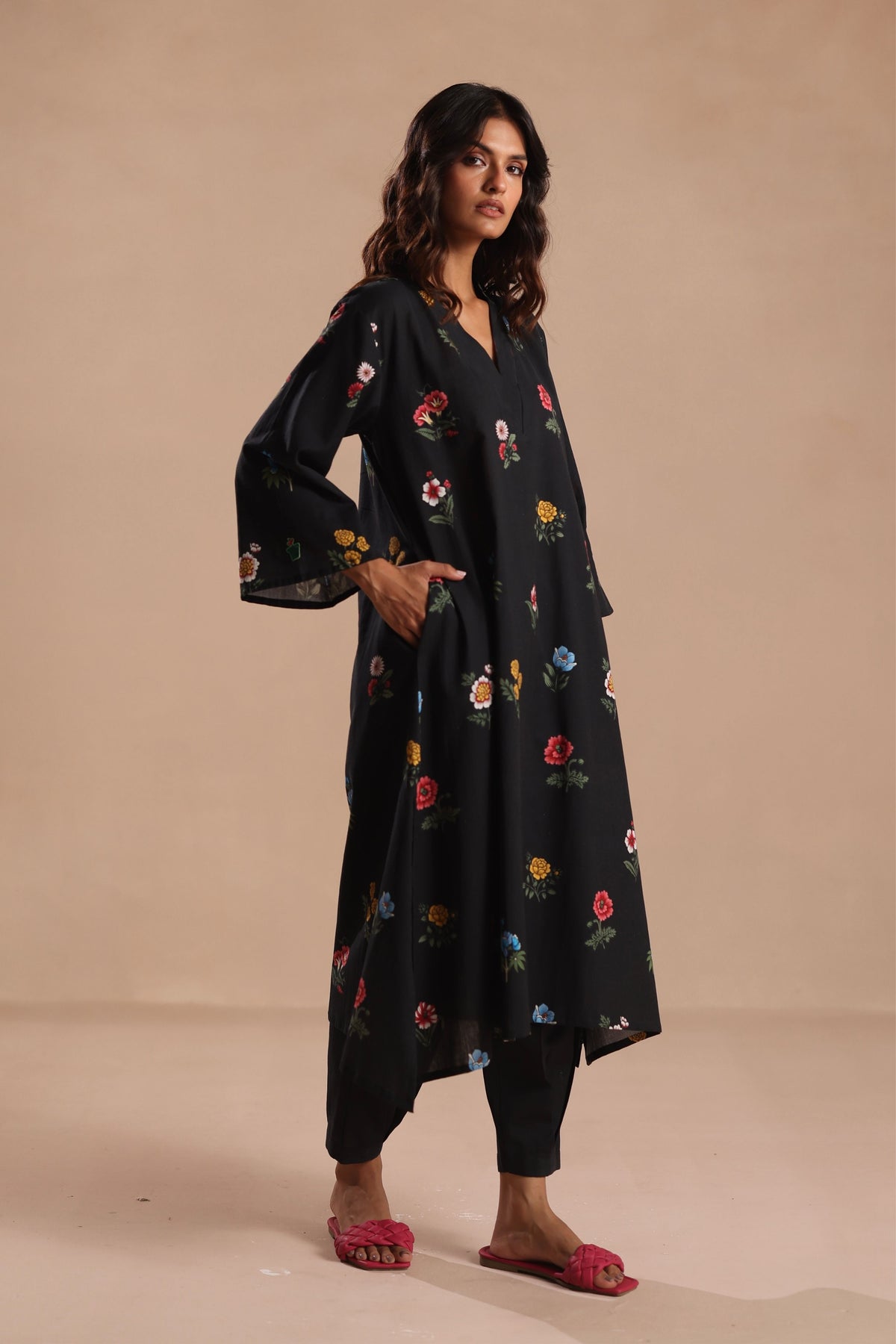Eva Black Kurta Set