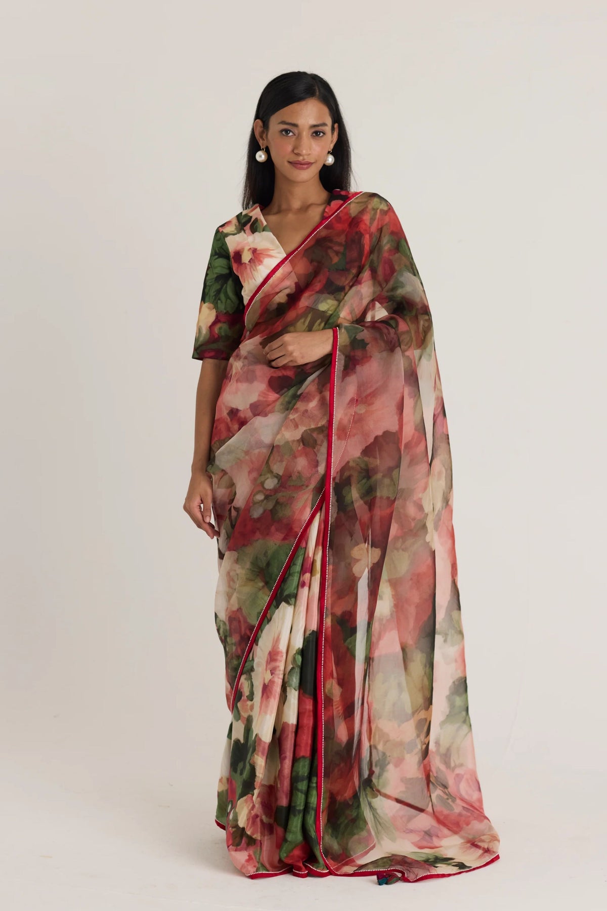 Scarlett Silk Organza Saree