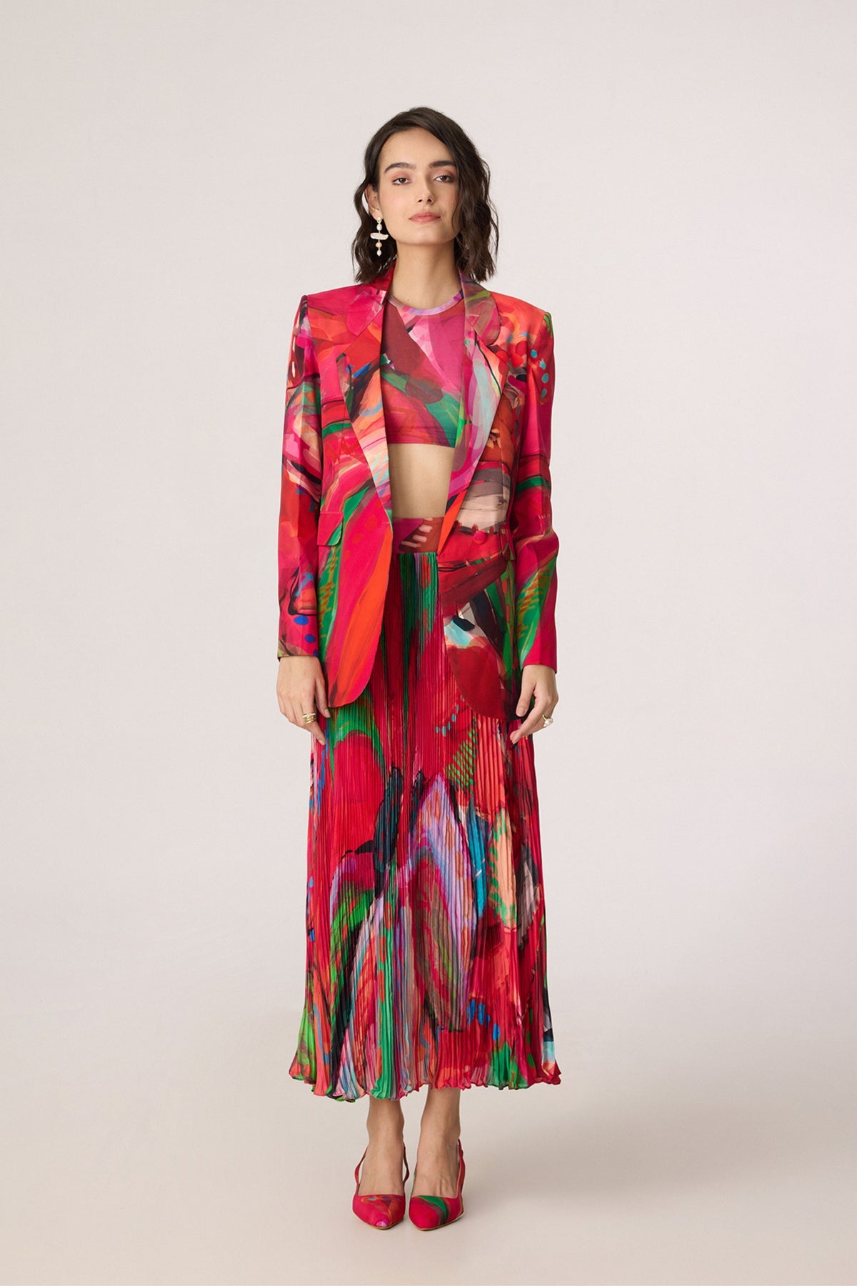 Rebekkah Blazer & Zora Skirt Set