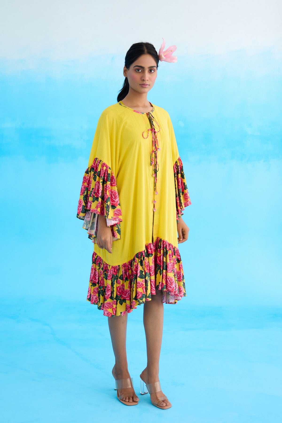 Yellow Frill Overgarment
