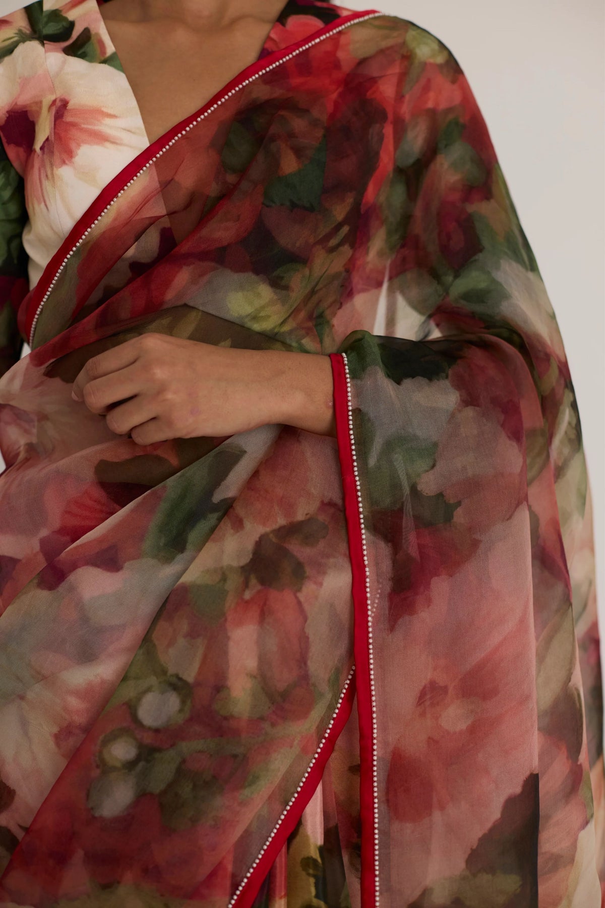 Scarlett Silk Organza Saree
