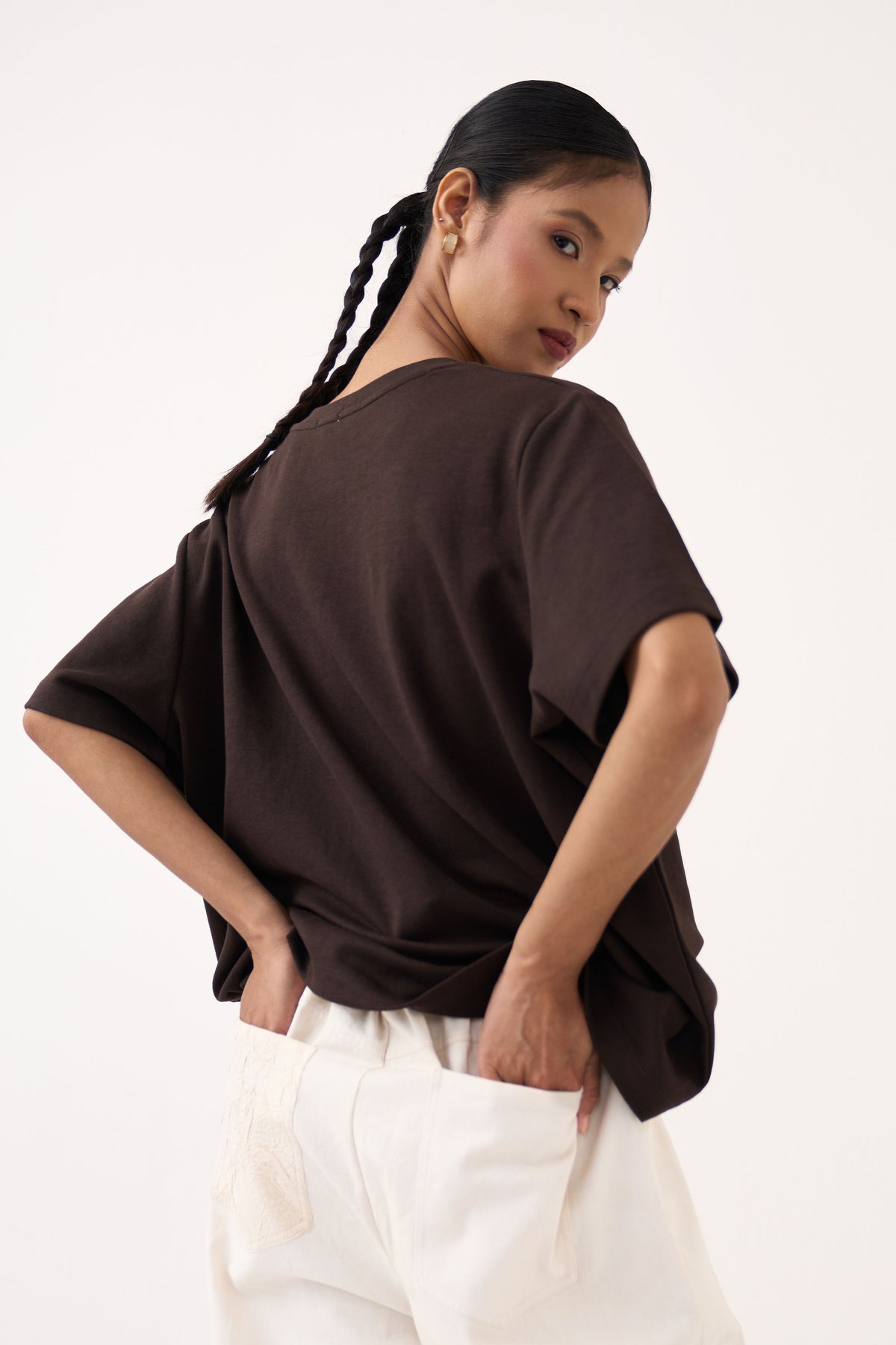 Embroidered Patch Pocket T-Shirt