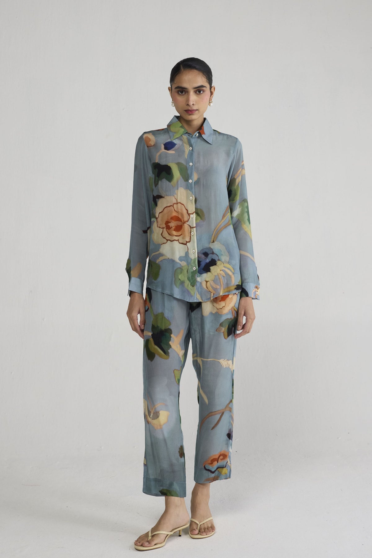Asagao Crepe Co-Ord Set