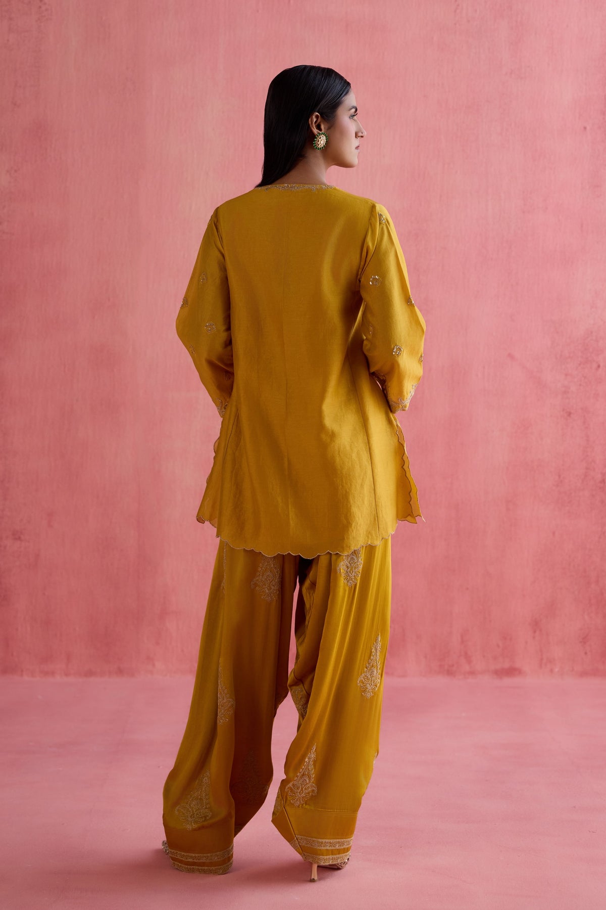 Noor Mustard Kurta Set