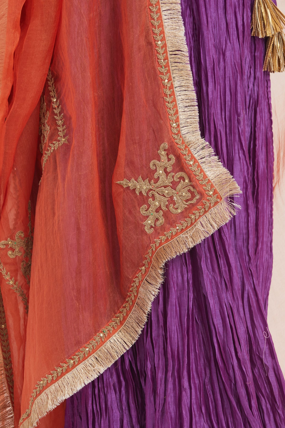 Red Silk Lehenga Set