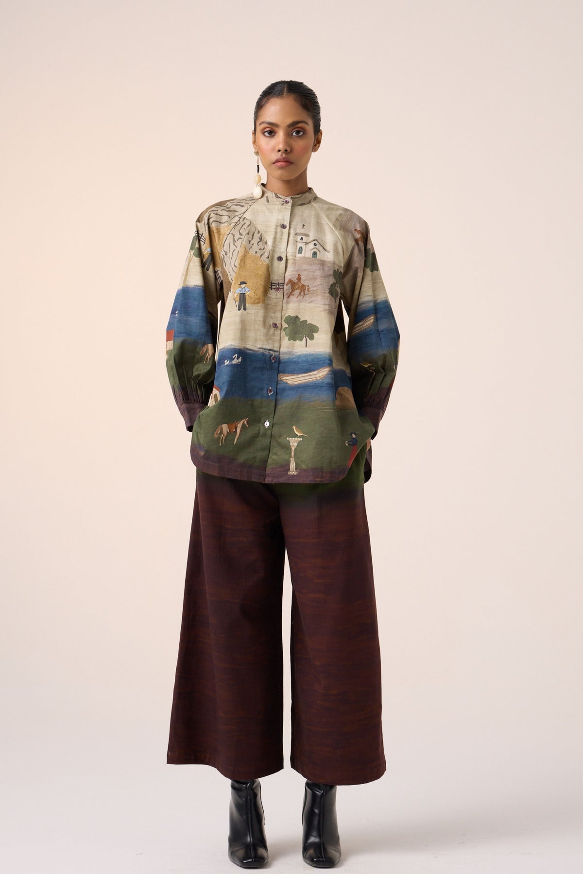 Multi A-line Shirt